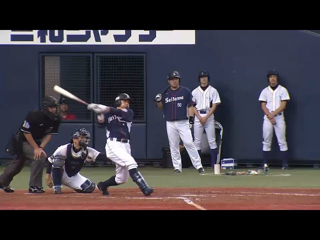 【4回表】ライオンズ・栗山 美しい弾道の10号ソロホームラン!! 2015/9/30 Bs-L