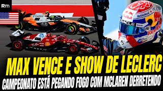 🚨MAX VERSTAPPEN VENCE GP ESTADOS UNIDOS E O CAMPEONATO ESTÁ PEGANDO FOGO! #formula1 #f1