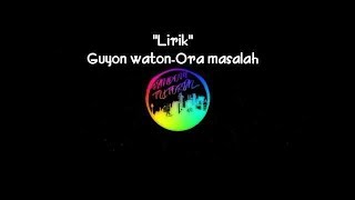 Download lagu Ora Masalah SKA VERSION by GENJA SKA mp3 Download lagu Ora Masalah SKA VERSION by GENJA SKA mp3