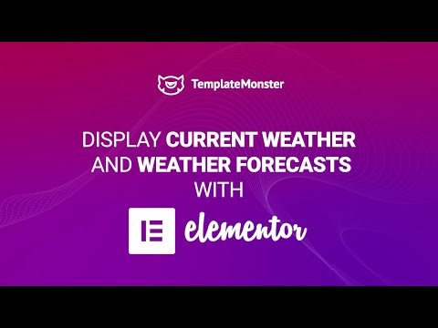 How to Display the Forecast with Elementor Weather Widget