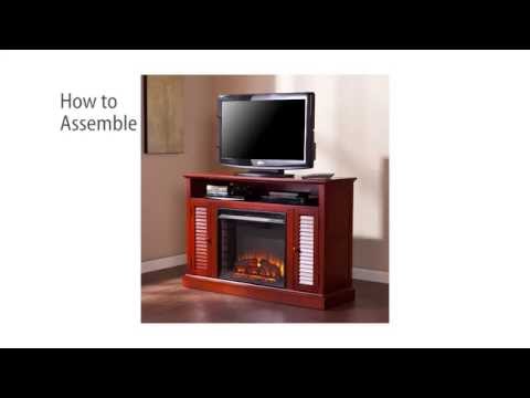 FE9304: Antebellum Media Fireplace - Classic Mahogany Assembly Video