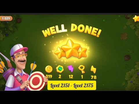 Gardenscapes ( Level 2151 - Level 2175 ) - All Puzzles - Gameplay PART - 143