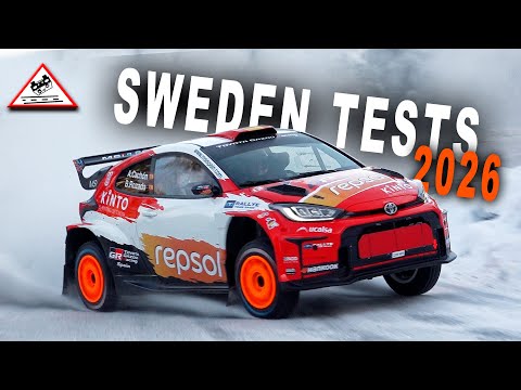 Monday Tests Rally Sweden 2026 | Action & Onboards [Passats de canto]