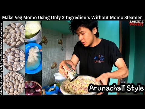 Momo Only 3 Ingredients In Lock-down without Momo Steamer | Local Style with Lenzing Doming Weekly |