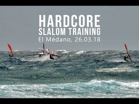 40 knots Slalom Training - Tenerife, El Médano