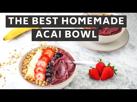 Yummy HOMEMADE ACAI BOWL | Keeping It Relle