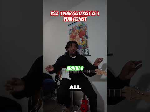 1 Year Guitarist Vs 1 Year Pianist