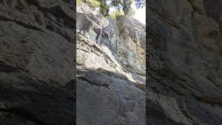 はるな　5.11c　瑞牆　カサメリ沢　オランジュ岩