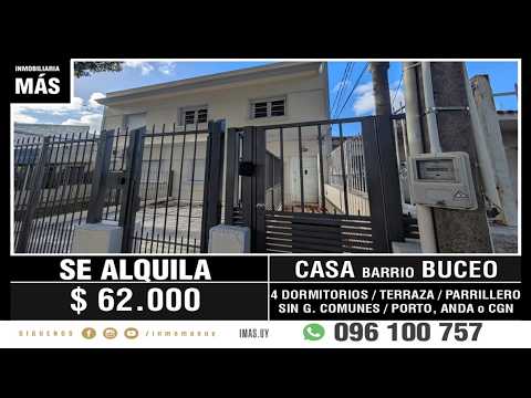 Video de YouTube - Casa Alquiler 4 Dormitorios Buceo Montevideo iMas.uy G*