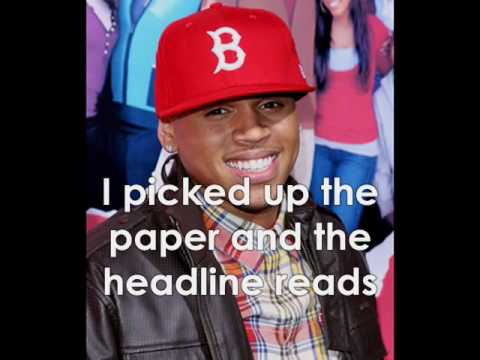 Chris Brown - Not My Fault With Lyrics