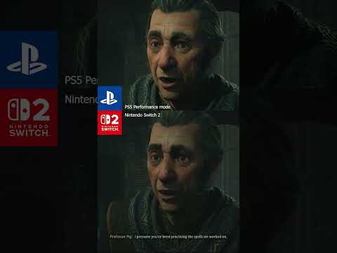 Hogwarts Legacy - Nintendo Switch 2 VS Base PS5 Performance mode Graphics Comparison