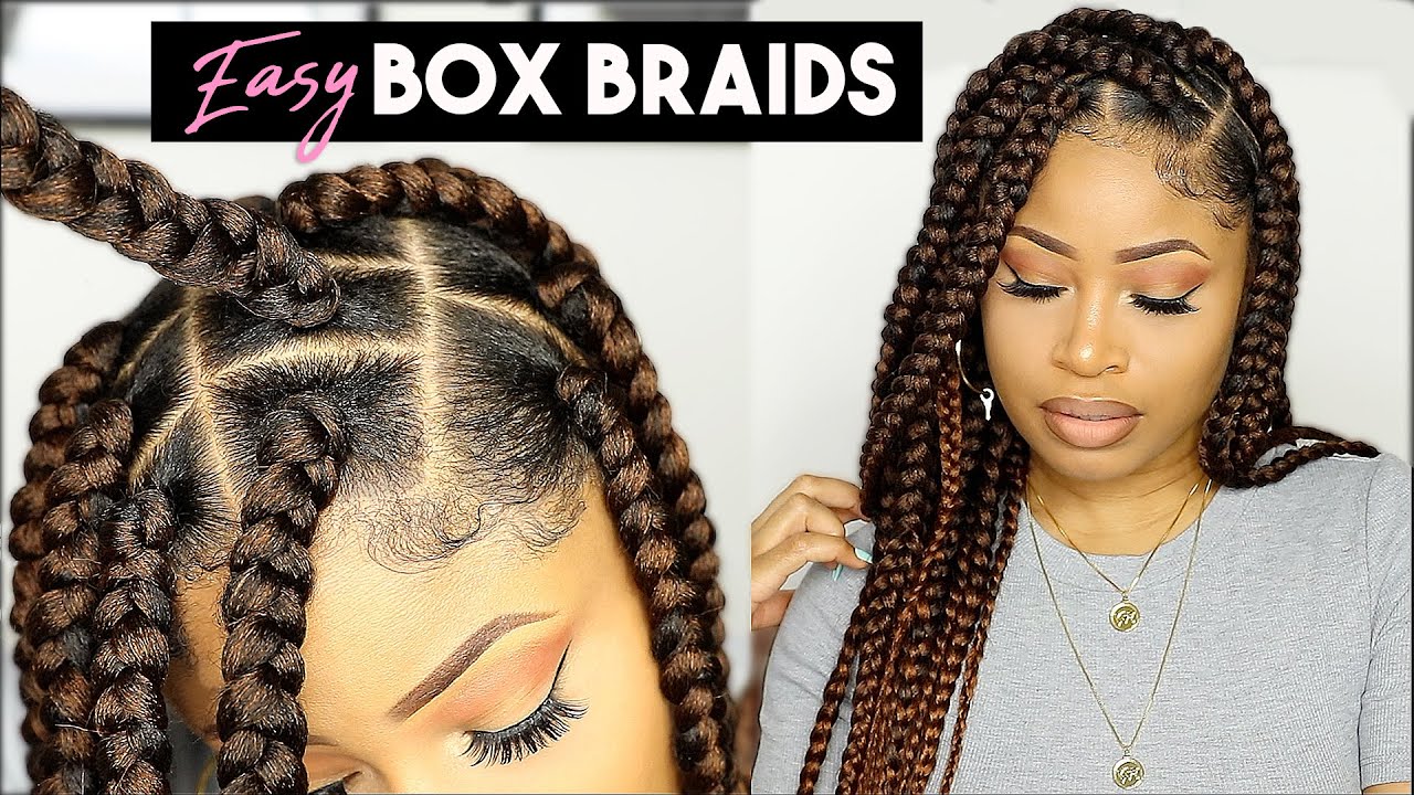 EASY SUMMER BOX BRAIDS! (beginner friendly)