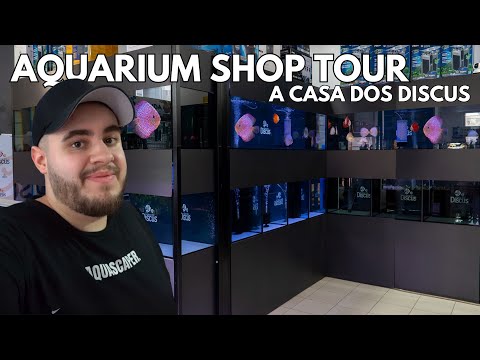 Discus & Aquascapes in Portugal - Shop tour through The House of Discus