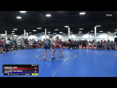 187 Lbs Placement Matches (16 Team) - Hunter Long, Missouri Blue Vs Zachary Leftwich, Virginia 41b