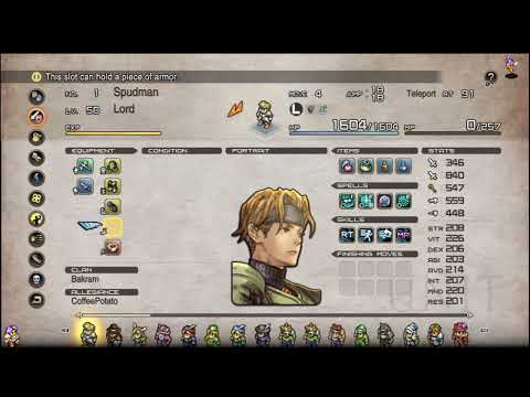 Tactics Ogre Lord Builds: The Sweat Lord