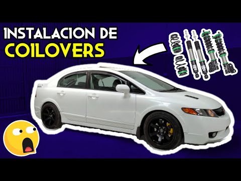 INSTALACION de COILOVERS en HONDA CIVIC SI 8th!