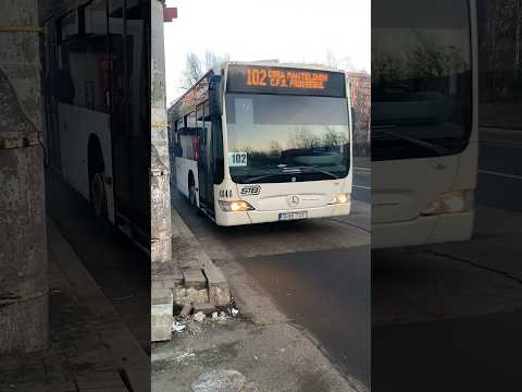 Autobuzul CITARO E4 #4846 părăsind “Bd. Nicolae Grigorescu” pe Linia 102
