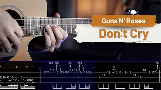 Download lagu Guns N' Roses - Don't Cry | Tab Solo | How To Play mp3 Download lagu Guns N' Roses - Don't Cry | Tab Solo | How To Play mp3