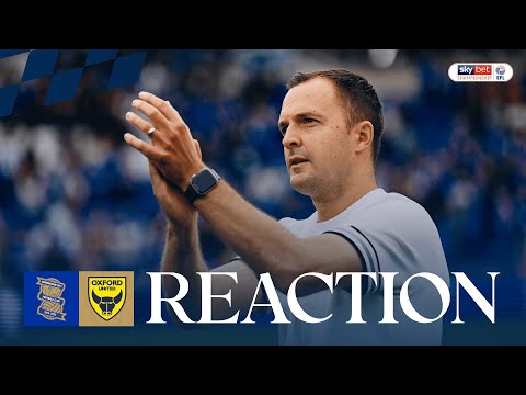 REACTION | Chris Davies | Birmingham City 1-0 Oxford United