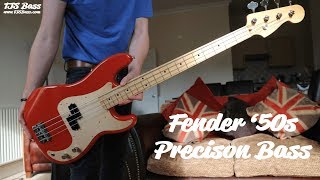 Video thumbnail for Fender '50s Precision Bass w/La Bella Flatwounds + Barefaced Super Midget by Tyler Spicer