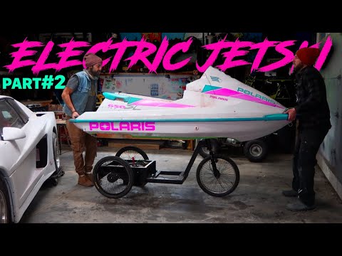 HOW TO BUILD - ELECTRIC JETSKI SCOOTER! (PART#2) "Not Your Average ScootSki"