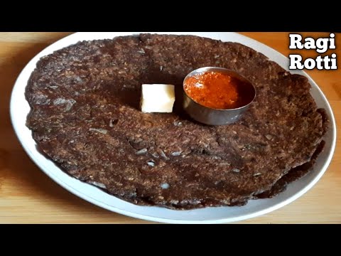 healthy diabetic friendly ragi roti recipe/ragi rotti recipe/finger milet roti recipe/nachni roti