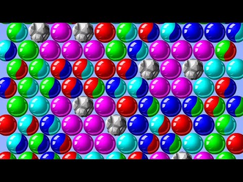 बबल शूटर गेम खेलने वाला | Bubble shooter game level 1077 | new bubble game | Bubble shooter gameplay