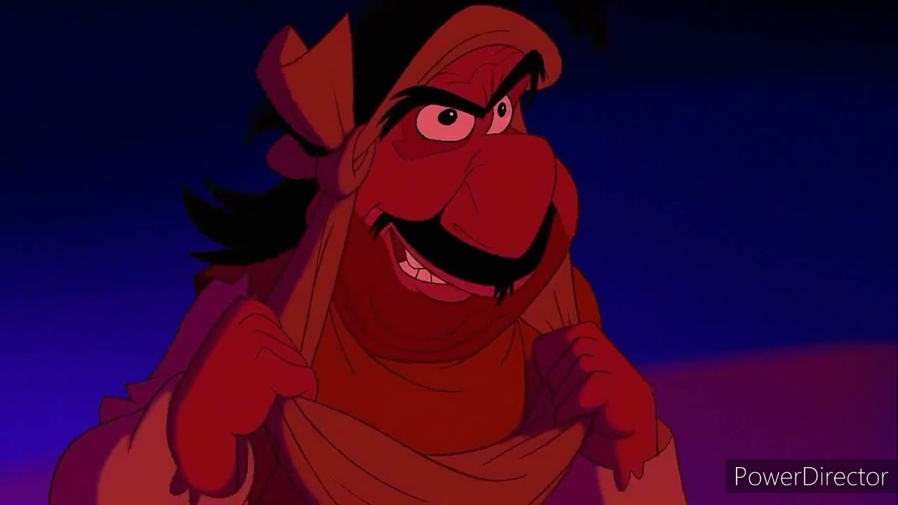 Aladdin:Jafar tries to get into the Cave of Wonders