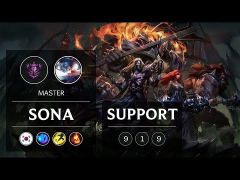 Sona Support vs Leona - KR Master Patch 9.2