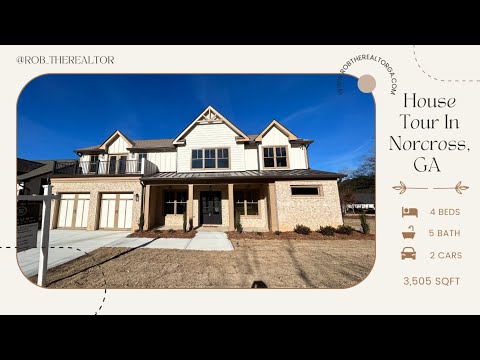 [SOLD] STUNNING HOME - NEW BUILT IN NORCROSS, GA | 4 BEDS, 5 BATHS, 3503 SQFT