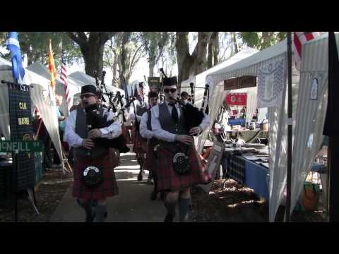 Tampa Bay Pipes and Drums - 2011 Marching through Clans