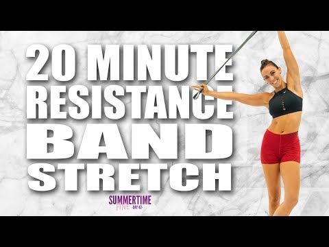 20 Minute Resistance Band Stretch | Sydney Cummings