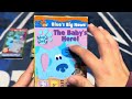 Comparison Video 20 Blue S Clues Blue S Big News Read All About It The Baby S Here 2001 VHS