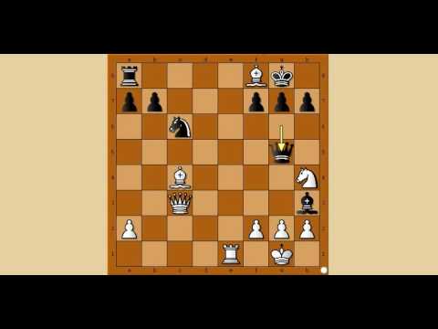Neočekivani pobedonosni potez - NEUMANN vs ANDERSSEN - Evans gambit  # 858