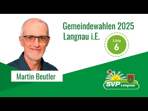 Martin Beutler - Kandidat GGR
