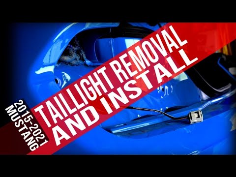 2015 - 2022 Mustang Taillight Removal & Installation (Simple Repair)