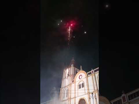 Luminosa quema de pólvora en Ocamonte Santander