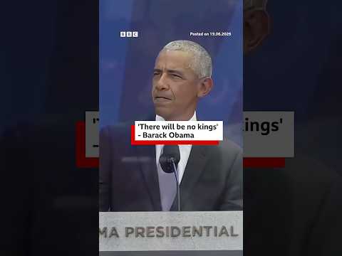 'There will be no kings' - Obama speaks at presidential centre opening #BBCNews