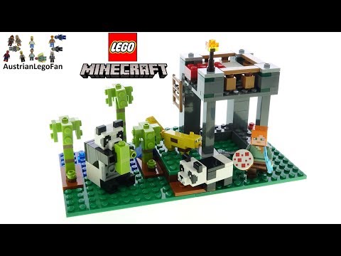 AustrianBrickFan - LEGO Minecraft 21158 The Panda Nursery - Lego Speed Build Review