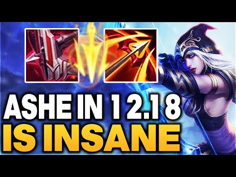 Abusing the buffed Ashe ADC in 12.18 - Ashe ADC Gameplay
