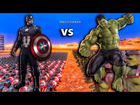 HULK vs CAPTAIN AMERICA / UEBS
