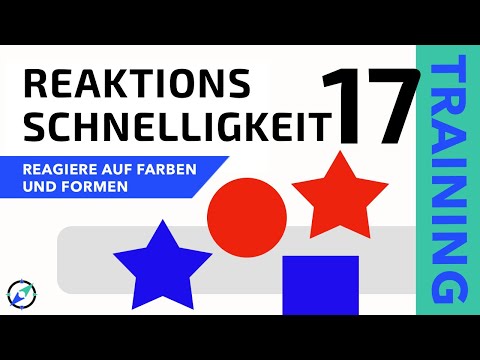 Reaktionstraining 17 - Reagiere auf Formen und Farben (inkl. Stern)