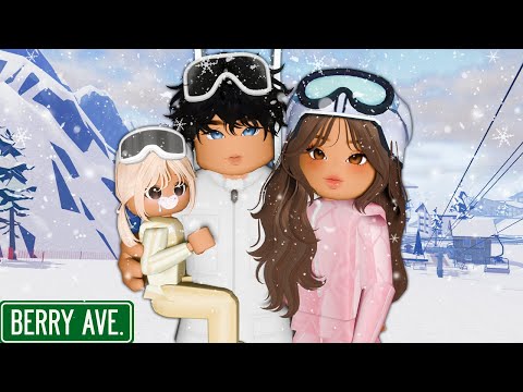 ⛷️WINTER *SKIING* VACATION in BERRY AVENUE❄️