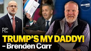 FCC's Brenden Carr Admits to Senate Committee That HE'S IN TRUMP CULT!!!