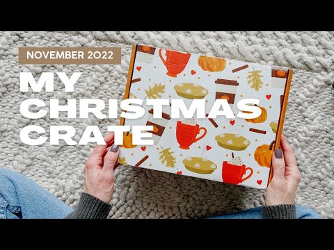 My Christmas Crate Unboxing November 2022