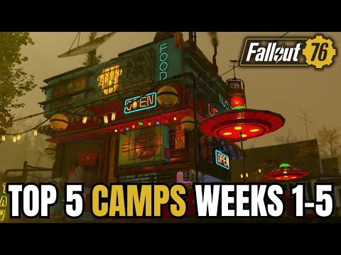 Fallout 76 Top 5 Camps MEGA Compilation Part 1