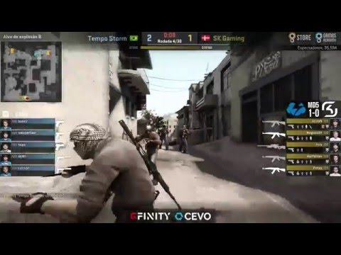 CEVO Gfinity Pro S9 Finals - Tempo Storm vs. SK Gaming (Mapa 2 - Dust 2) - Grande Final