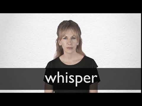 What Does It Mean to Whisper in Phonetics 