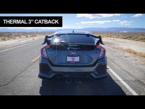 2017+ Civic Type R exhaust system sound clip