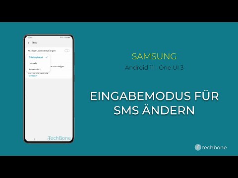 Eingabemodus für SMS - Samsung [Android 11 - One UI 3]